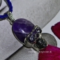 Preview: Amethyst Totenkopf Anhänger