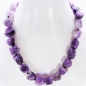 Preview: Amethyst Rohstein Kette XL