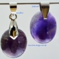 Preview: amethyst natur oval Anhänger