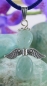 Preview: Engel, Erzengel, Aquamarin, Fluegel antik versilbert