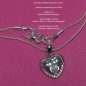 Preview: Herz-Silber CZ-Diamant GradA Weiss