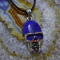 Preview: Lapislazuli Totenkopf blau