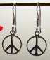 Preview: Friedensymbol Ohrringe, Symbol-Kraftsymbol