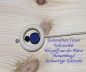 Preview: Einhandrute Tensor Lapislazuli mit Hematitkugel