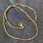 Preview: seltene Rubin Rondelle Gold