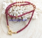 Preview: seltene Rubin Rondelle Gold