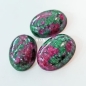 Preview: Rubin Fuchsit, Ringstein, Cabochon, oval