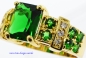 Preview: gold emerald ring