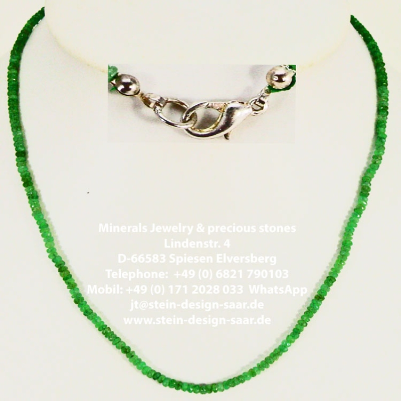 Smaragd Edelstein Collier