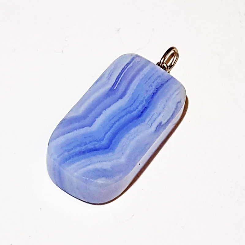 Chalcedon Anhänger Silber