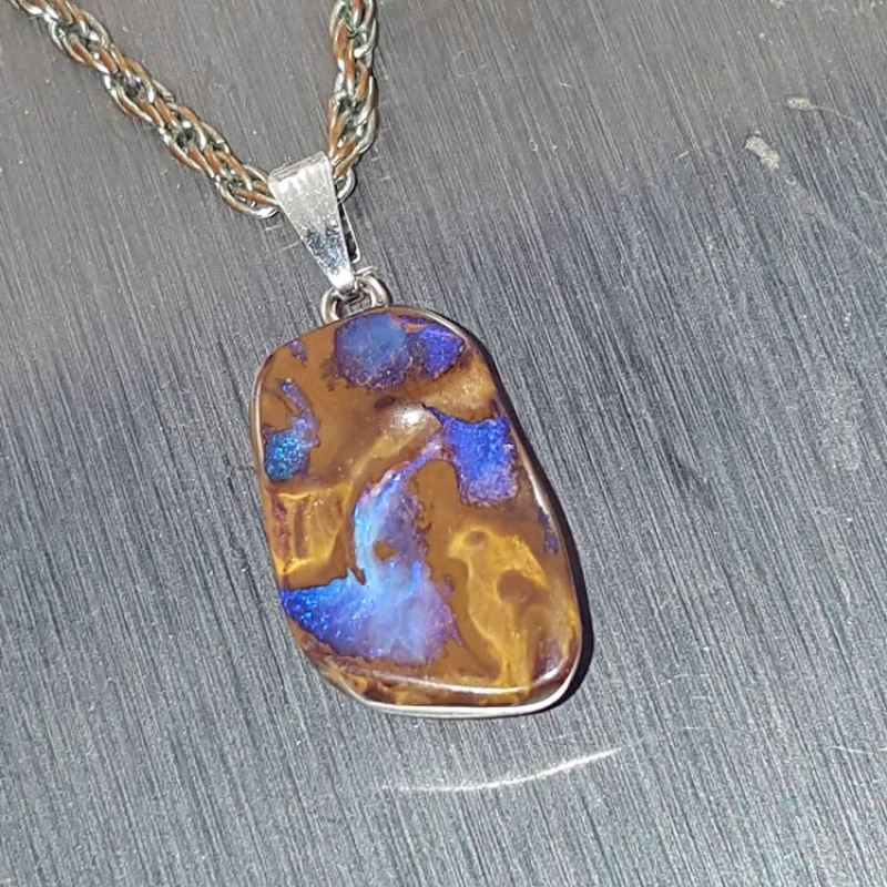 Preview: Boulder Opal Freeform Natur