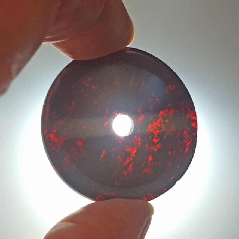 Preview: edelsteine Turmalin Rot Donut