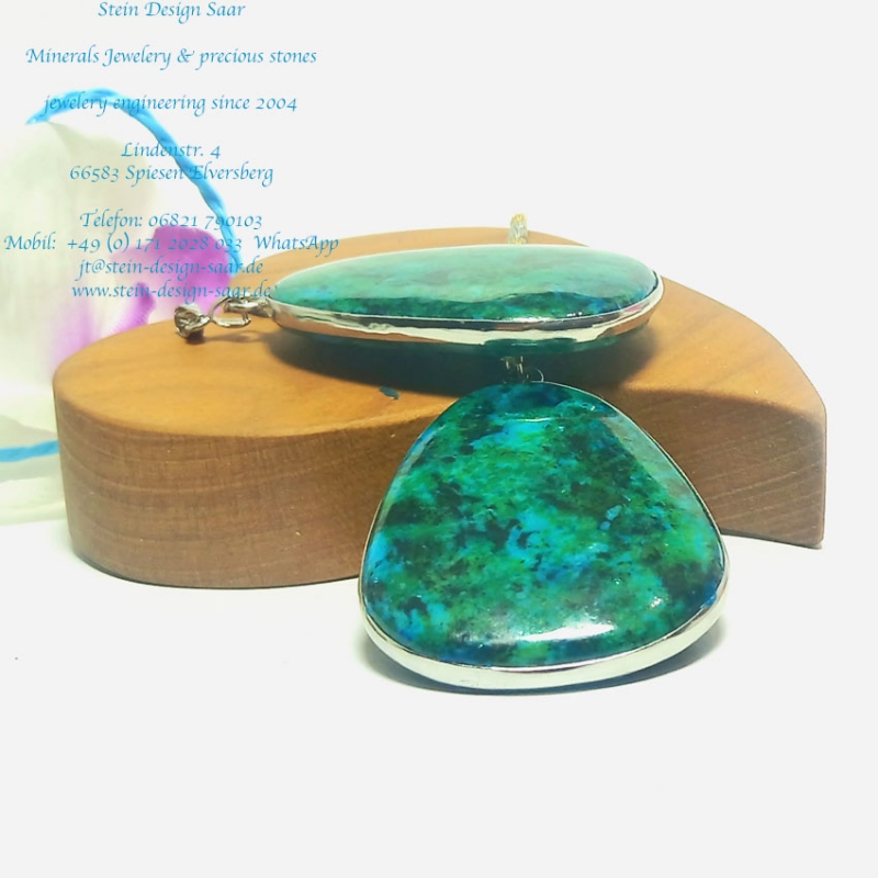 Preview: Türkis Tropfenform Oval