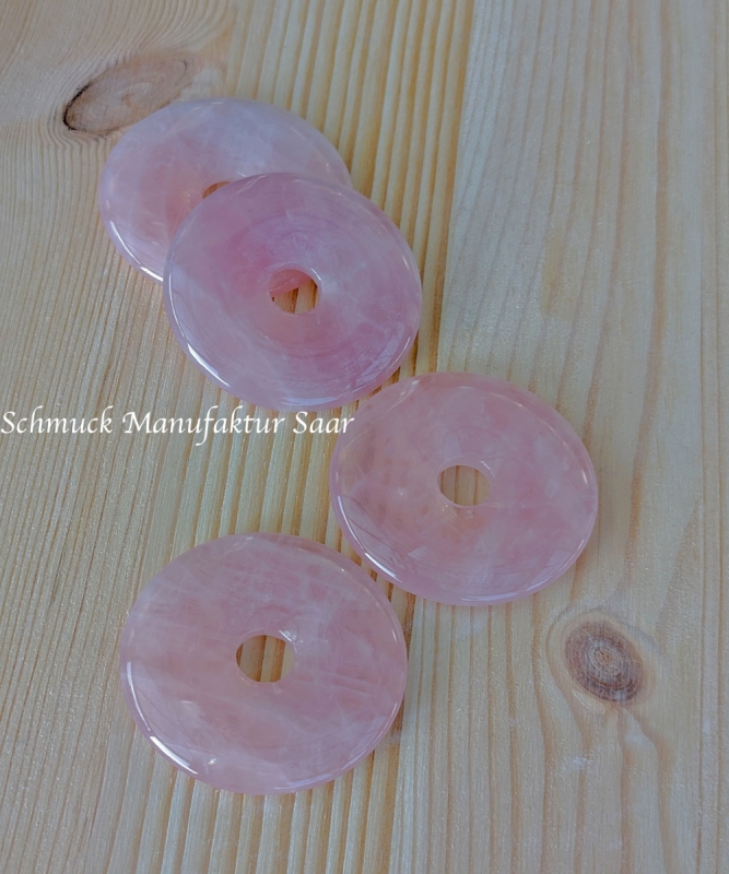 Rosenquarz Donut 50mm