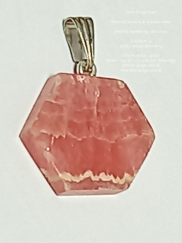 Preview: Rhodochrosit Anhänger Silber