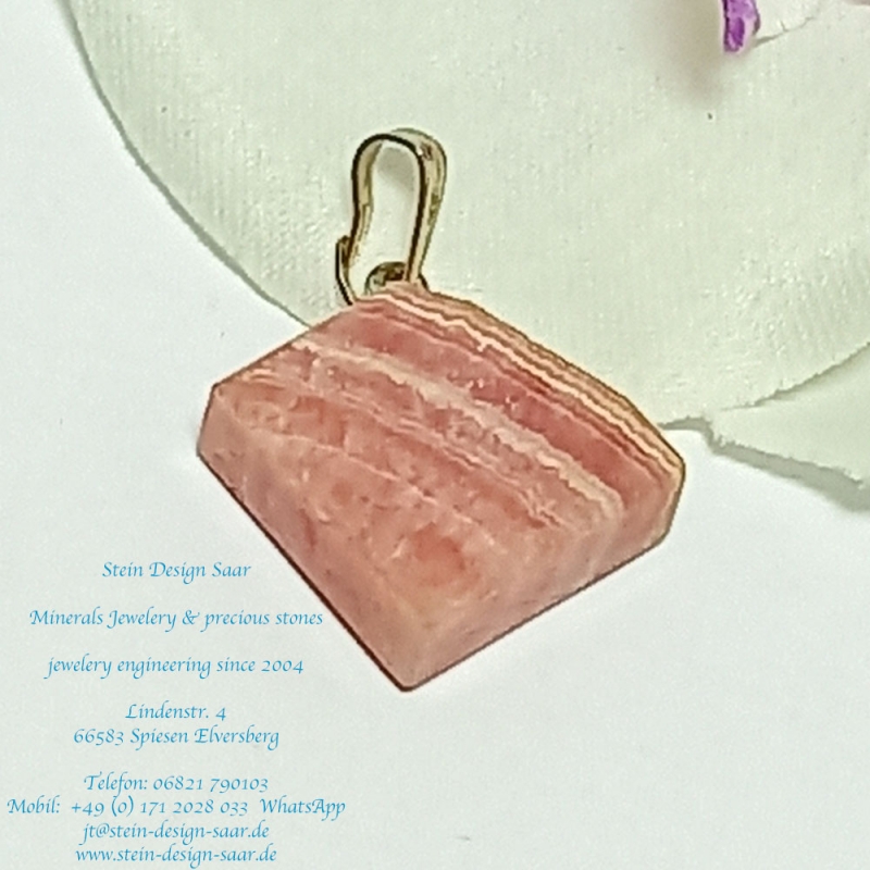 Rhodochrosit cabochon Gold