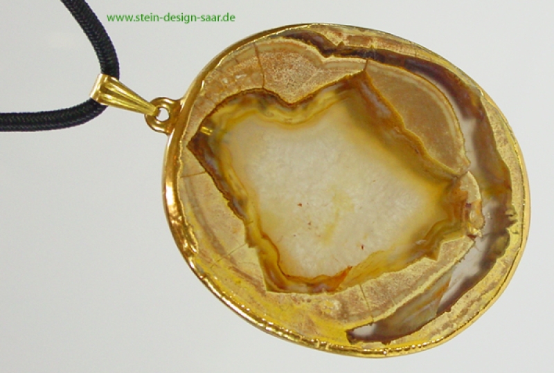 Preview: Thunder Egg australischer Amulett Stein