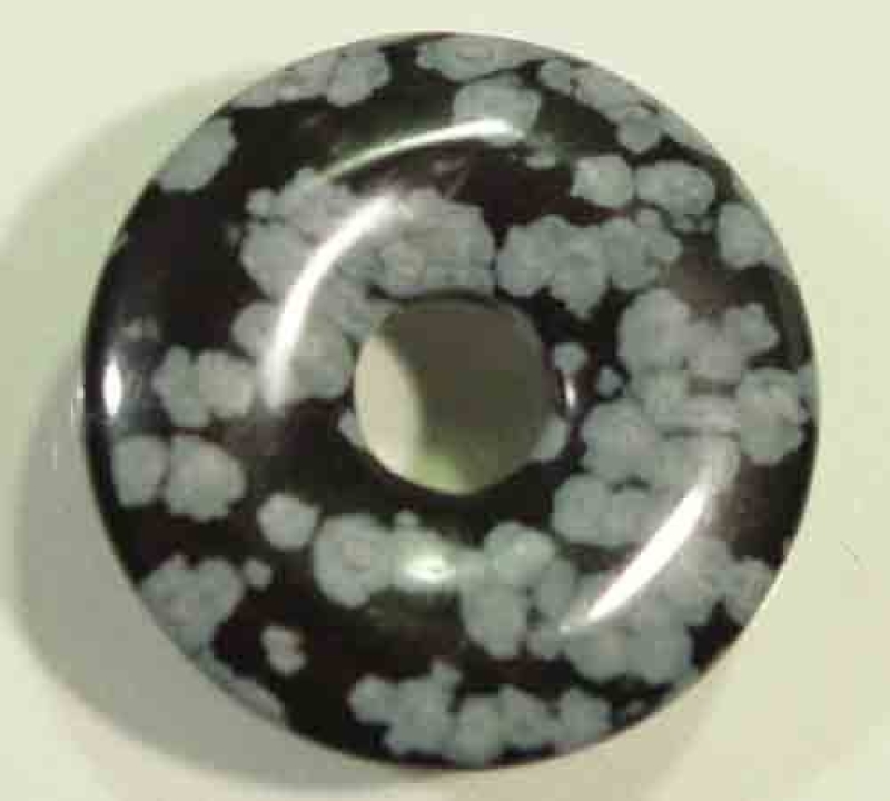 Schneeflockenobsidian Donut