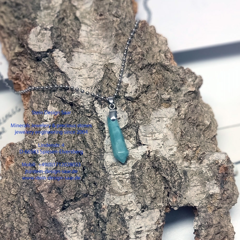 Preview: selten edelsteine Amazonit Anhänger