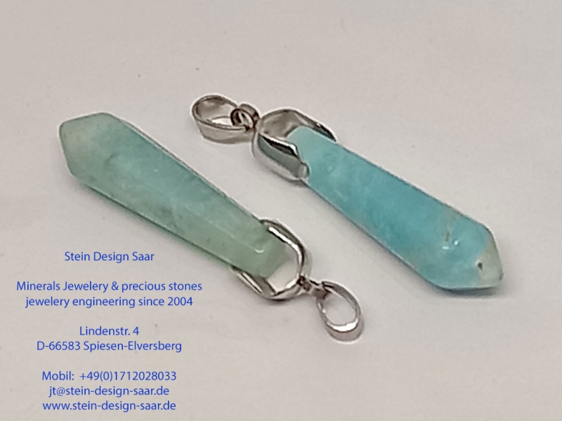 Preview: Handarbeit Amazonit Spitze