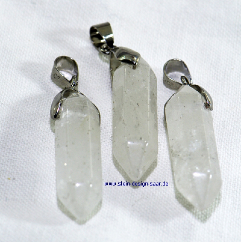 Preview: *echter Schmuck* Bergkristall Pendel