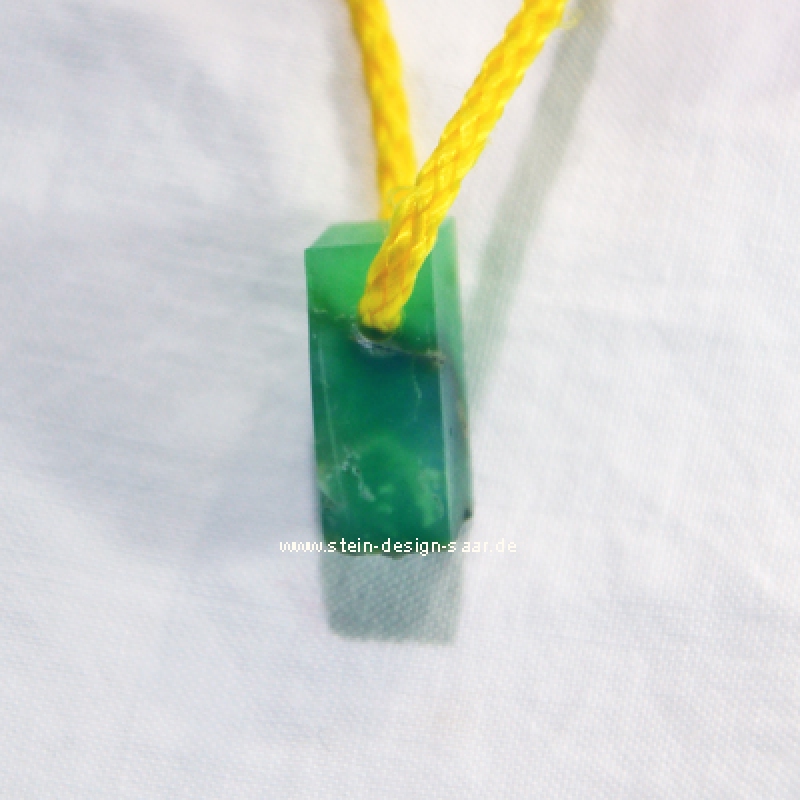 Preview: Chrysopras Apfel Grün Anhänger