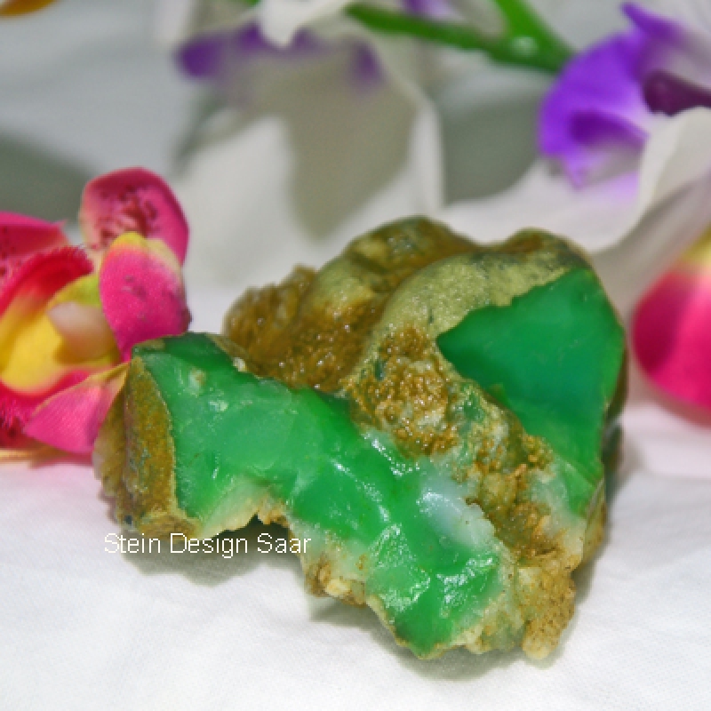 Preview: Seltener Chrysopras, Apfelgrün