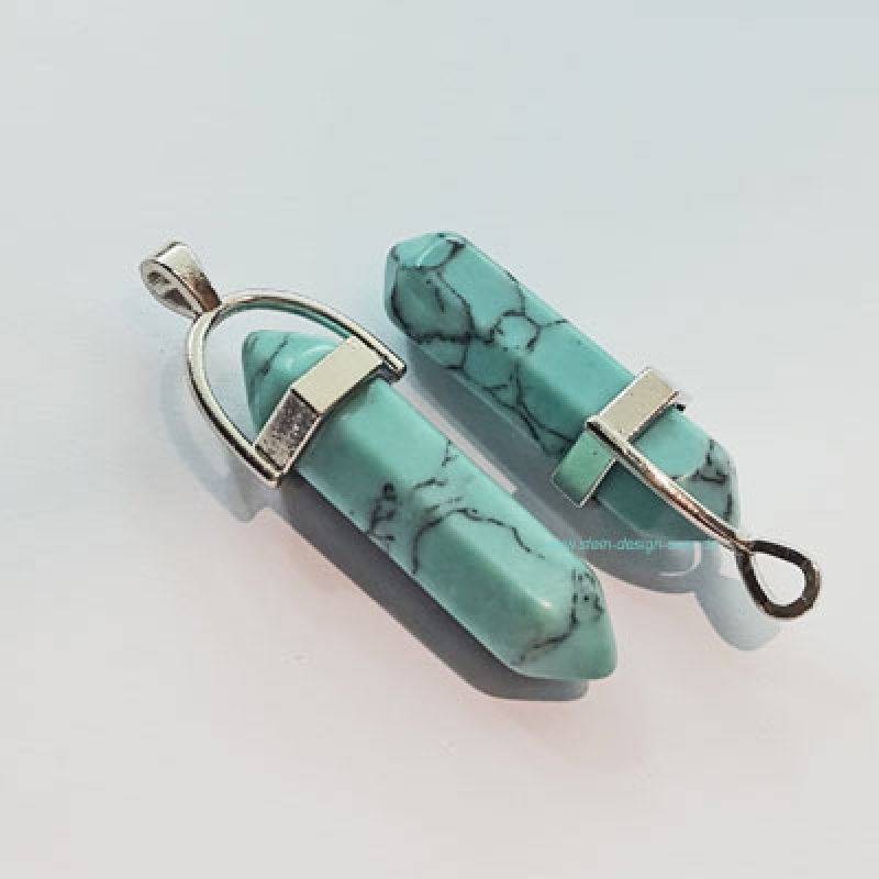 Preview: Türkis Doppel Spitze Druse