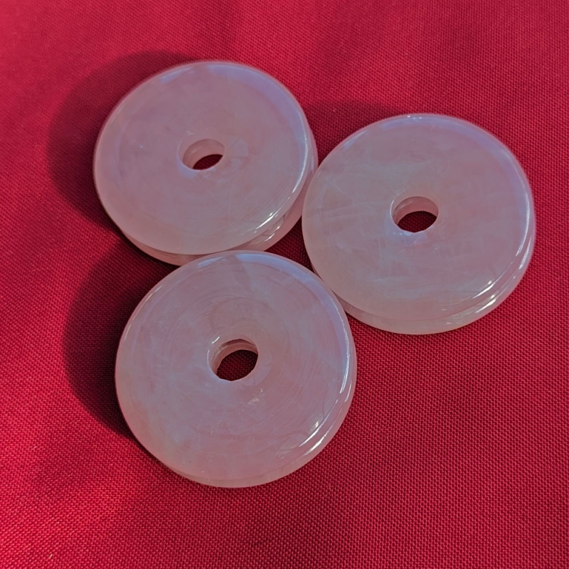Rosenquarz Donut 50mm