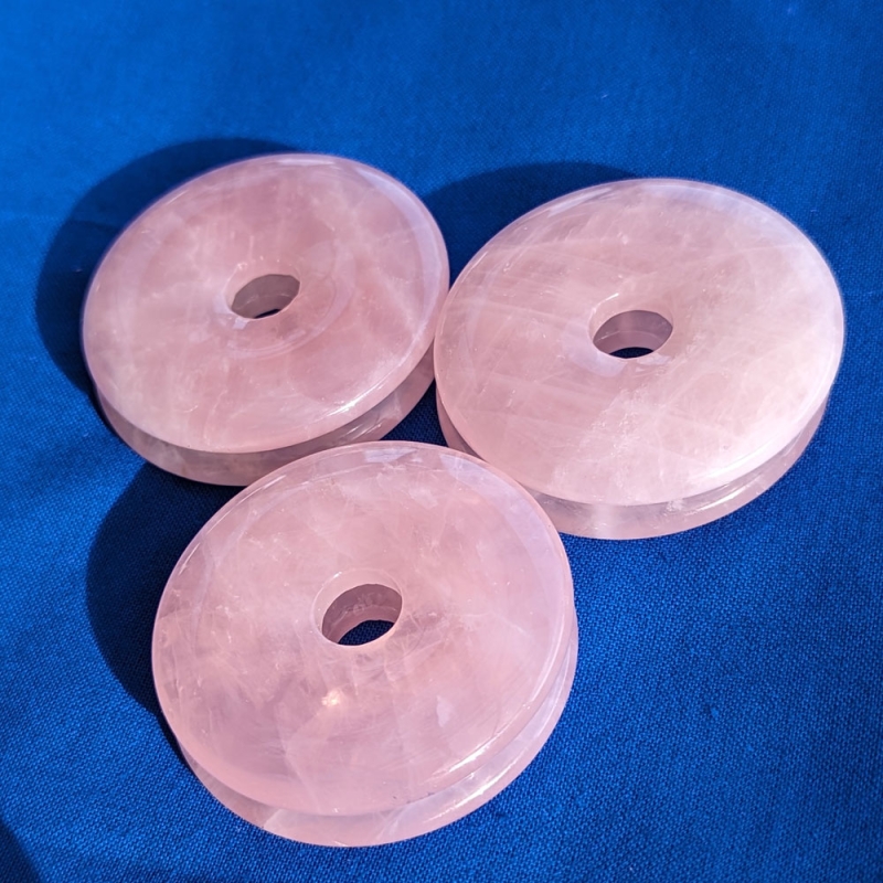 Rosenquarz Donut 50mm