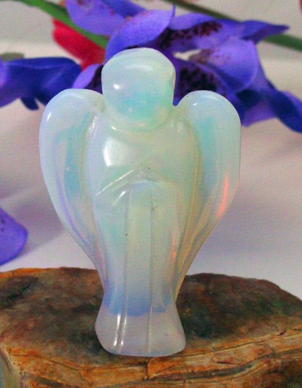 Preview: religiös Schutzengel Opal, Mond