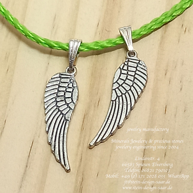 Preview: Engel Fluegel versilbert