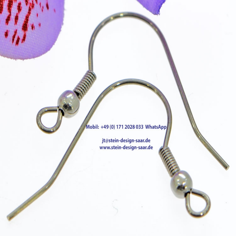 Miniblings Ohrhaken Rohlinge Bronze - 300 Stück Fischhaken Zum Schmuck Basteln DIY