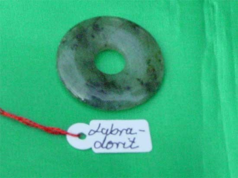 Labradorit Donut, 30mm