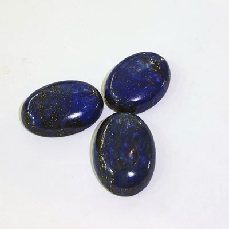 Preview: Lapislazuli gemuggelt Cabochon