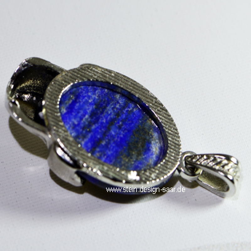 Lapislazuli in Metall blau