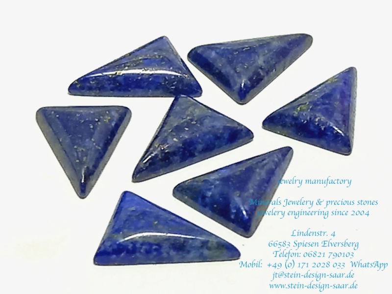 Preview: Lapislazuli Triangel Edelstein