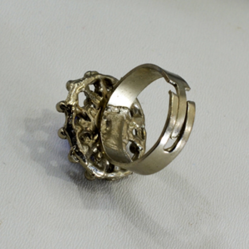 Preview: Lapislazuli Blau Silber Ring