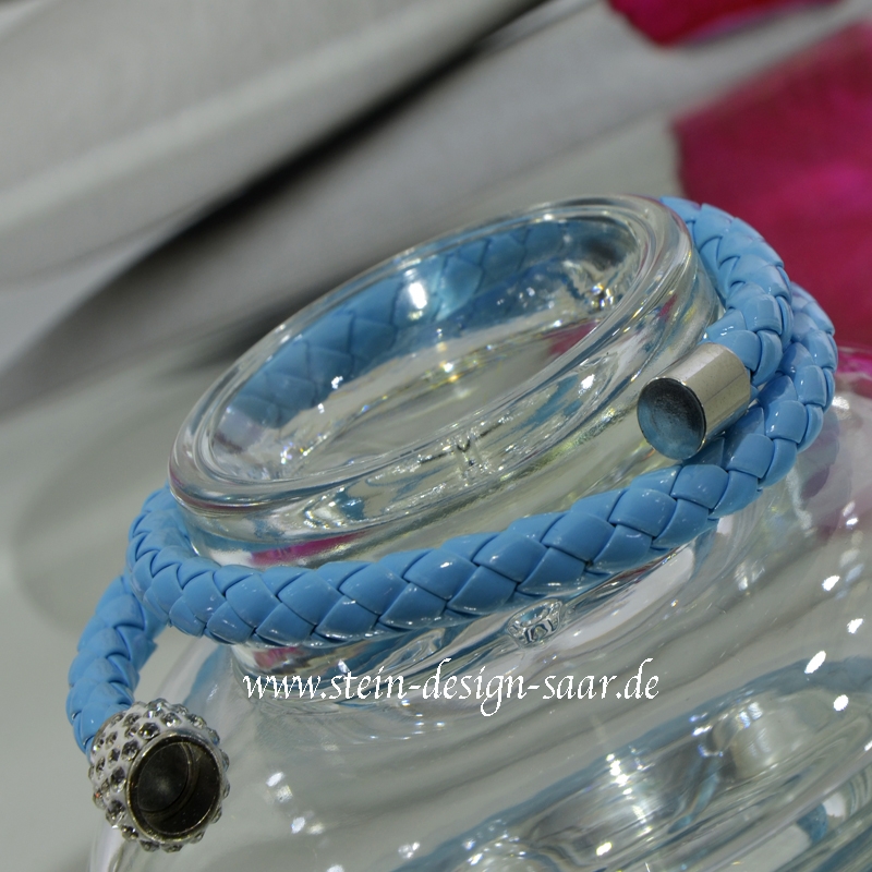 Armband Blau Magnetverschluss