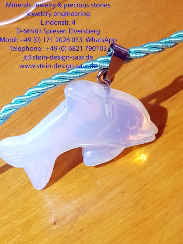 Kinderschmuck Opal Delfin