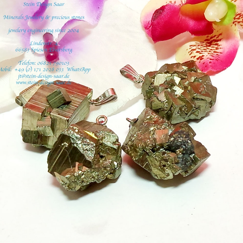 Preview: Pyrit Anhänger Natur