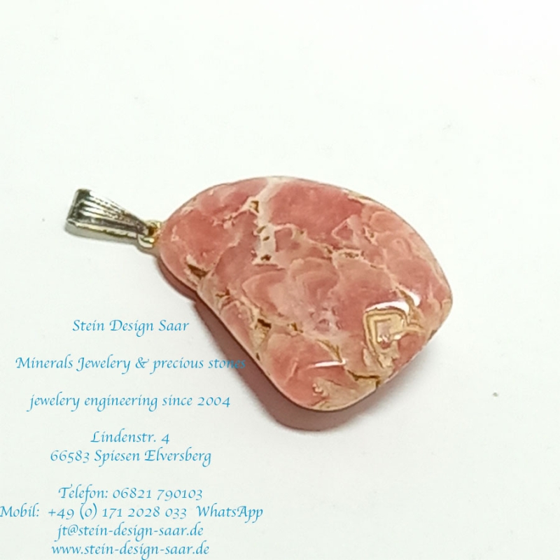 Preview: Rhodochrosit Edelstein Anhänger,