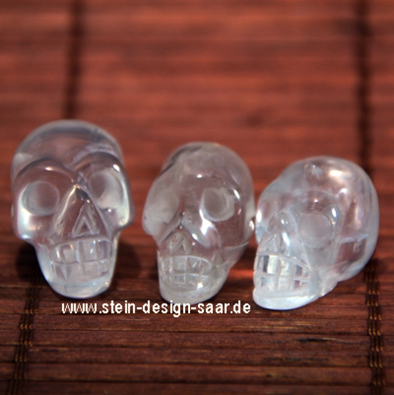 Totenkopf Skull Bergkristall