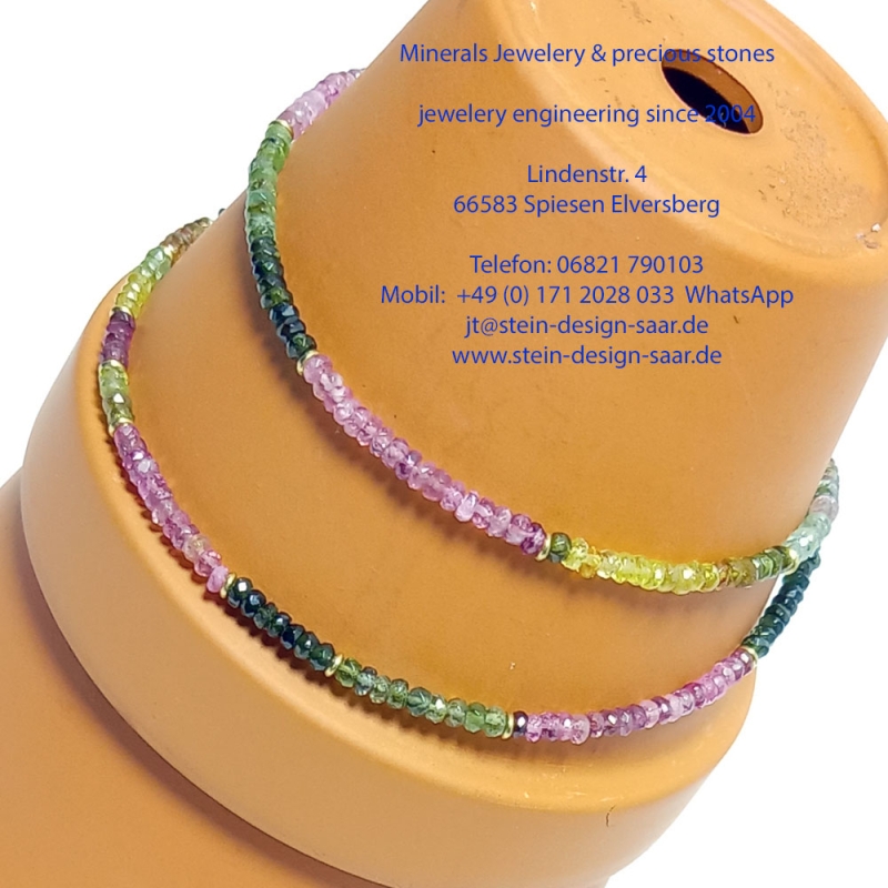 Chakra-Halskette im harmonischen Farbverlauf