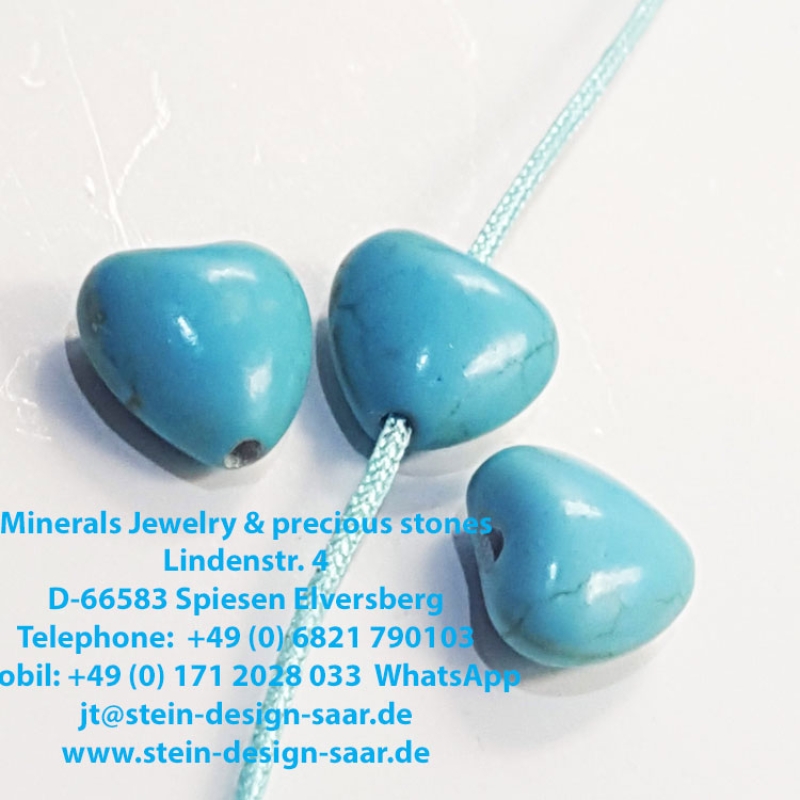 Preview: #*Handarbeit* Türkis Herz