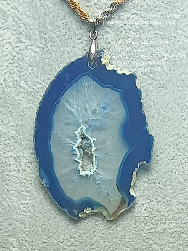 Preview: Achat Druse Anhänger