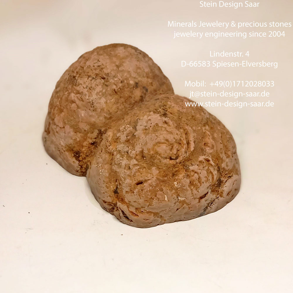 Achat-Geode Geoden-Hälfte Glücksgeode kleine Achat-Druse Rohstein 