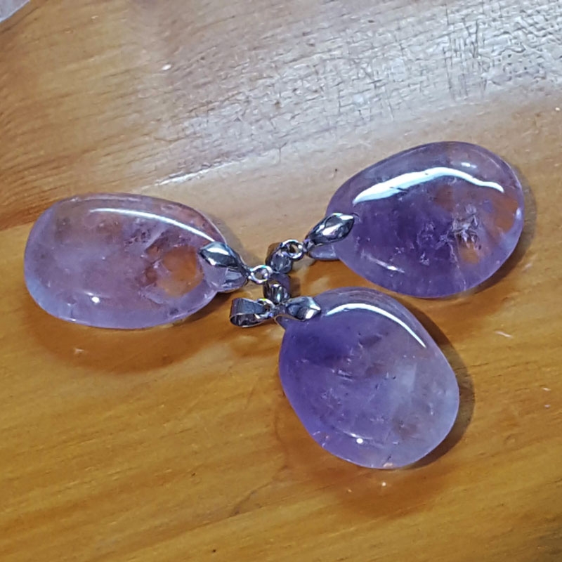 *Handarbeit* Amethyst flach