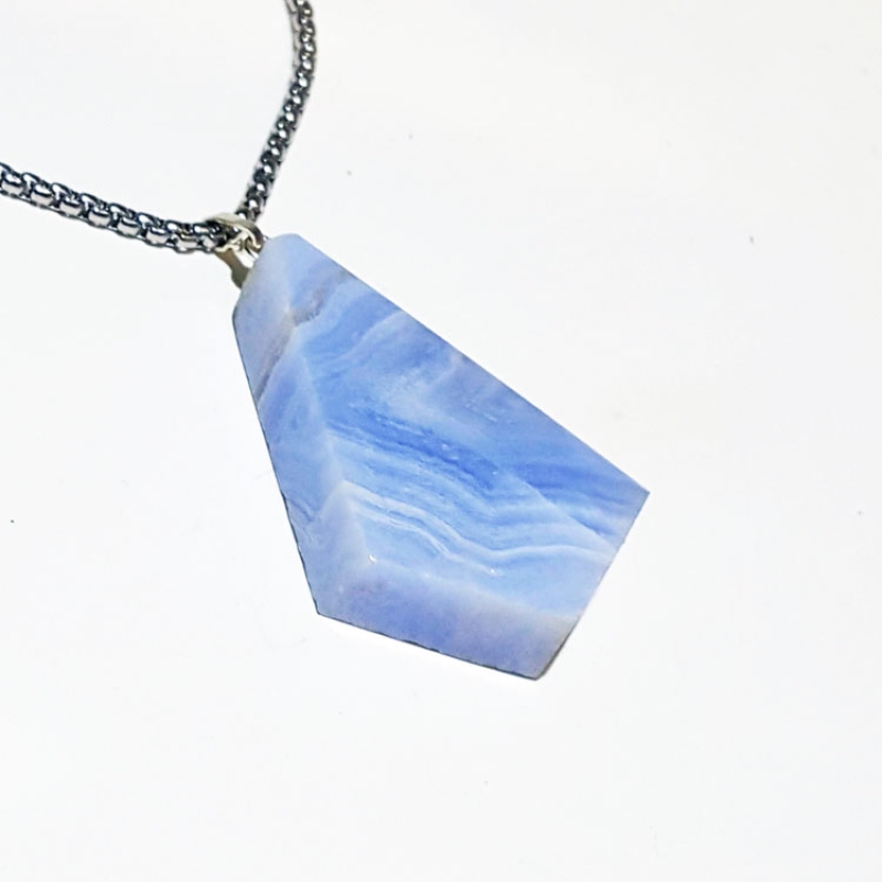 Chalcedon Blau Anhänger