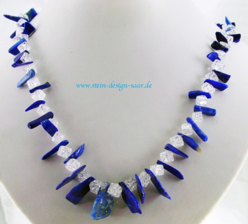 *Handarbeit* Lapis Kette